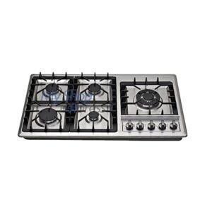 Venezia Plaque de cuisson 5 feux à gaz Electrique - 90 cm
