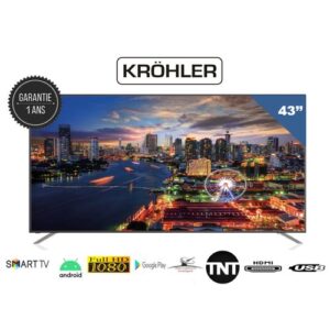 Télévision KRÖHLER TKS-43-SM-01 SMART TV 43 POUCES